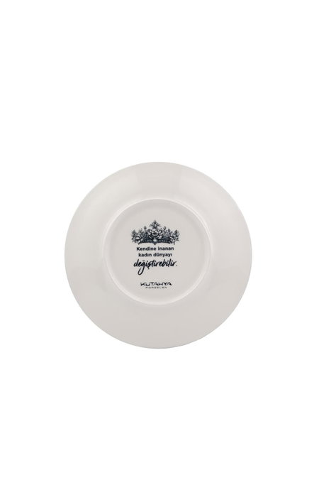 Hermia Juego de Cena de Porcelana de 4 Piezas Blanco